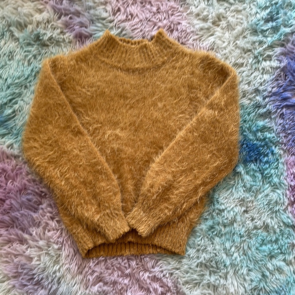 Cozy Girls Tan Sweater
